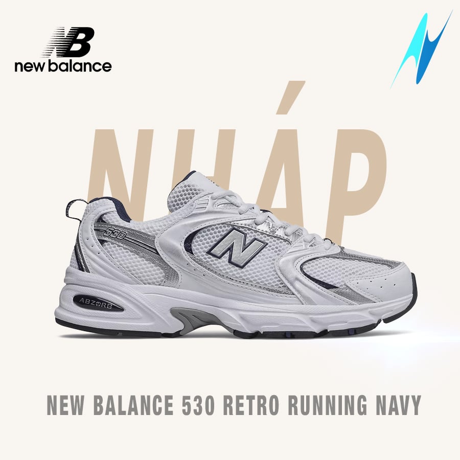 Giày Unisex New Balance 530 Retro Running Navy MR530SG chính hãng